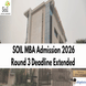 SOIL MBA Admission 2026 Round 3 Deadline Extended Till April 12; Apply @soil.edu.in